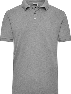 JN 801 Pánské pracovní piqué polo z těžké bavlny model 22490474 grey heather - Daiber