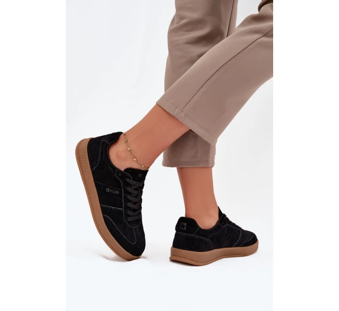Dámské Semišové Tenisky Big Star model 21705765 HIPOLY SYSTEM Černé - Big Star Shoes Dámské Semišové Tenisky Big Star model 21705765 HIPOLY SYSTEM Černé - Big Star Shoes