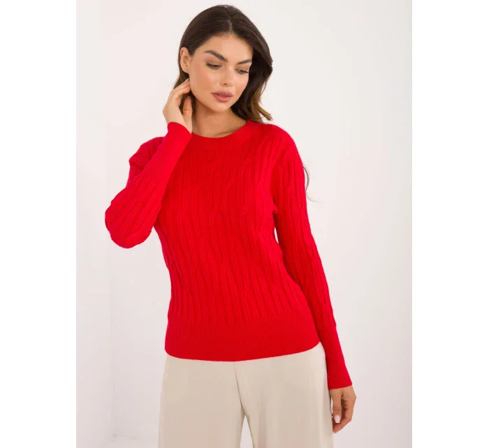 Jumper AT SW 2338 2.61 tmavo červená