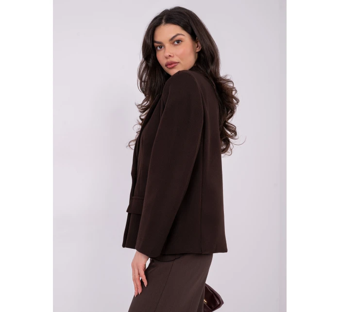 IT KR bunda FL9559.02P tmavohnedá IT KR bunda FL9559.02P tmavohnedá