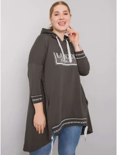Dámska mikina RV BL 6849.63P tmavá khaki