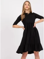 Šaty RV SK model 17047303 černá - FPrice Šaty RV SK model 17047303 černá - FPrice