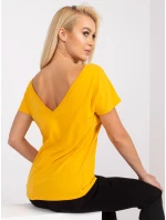 Tričko RV TS model 14816788 tmavě žlutá - FPrice Tričko RV TS model 14816788 tmavě žlutá - FPrice