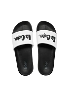Lee Cooper pánske športové topánky slip-on žabky pohodlné ľahké čierne biele