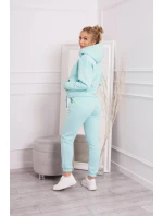 Teplá súprava s mikinou viazanou na spodnú časť mäty Teplá súprava s mikinou viazanou na spodnú časť mäty