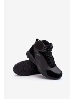 Męskie Buty Trekkingowe Ocieplane Czarne Big Star MM174334
