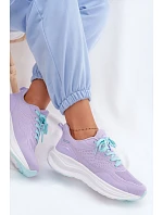 Dámské sportovní boty na platformě Levandulové Gelirae