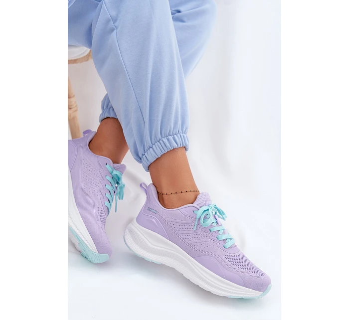Dámské sportovní boty na platformě Levandulové Gelirae