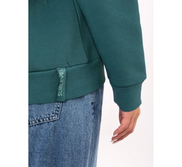 Mikina D10600BI02690A7NO morská farba