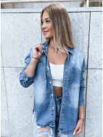 Dámská džínová košile modrá Dstreet model 21970625 - FashionStreet