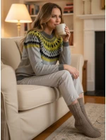 Dámsky sveter RUBY GLOW grey FashionStreet MY2376