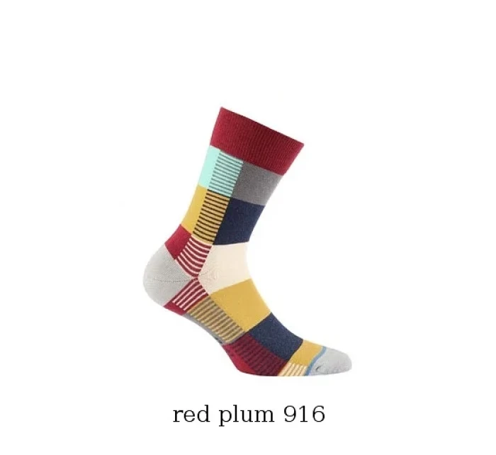 Pánske ponožky Wola Perfect Man vzorované W 94N03 Casual