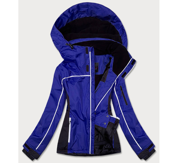 Dámska zimná športová bunda v nevädzovej farbe (B2391)