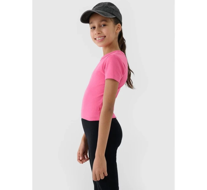 Dievčenské základné tričko 4F 4FJWSS25TTSHF1852-54S