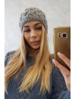 Fleecová čepice  tmavě šedá model 18751391 - K-Fashion