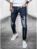 Pánske modré džínsové nohavice Dstreet UX4092