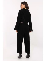 Šnúrové nohavice model 220821 Taliansko Moda Šnúrové nohavice model 220821 Taliansko Moda