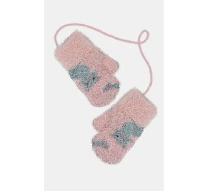 Noviti RZ049 Rukavice pre dievčatko Fluffy Kitten
