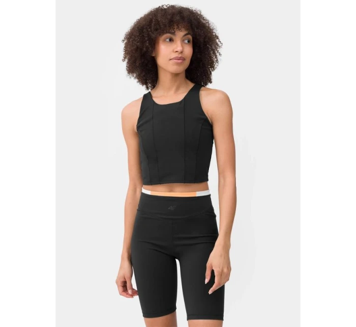 Dámske tréningové tričko s crop topom 4F