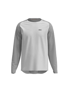 Cyklistické tričko POC M's Motion Air L/S Jersey, bílé