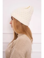 Fleecová čiapka K204 ecru Fleecová čiapka K204 ecru