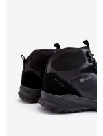 Męskie Buty Trekkingowe Ocieplane Czarne Big Star MM174334