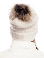 Dámská čepice AT CZ model 17338657 světle béžová - FPrice Dámská čepice AT CZ model 17338657 světle béžová - FPrice