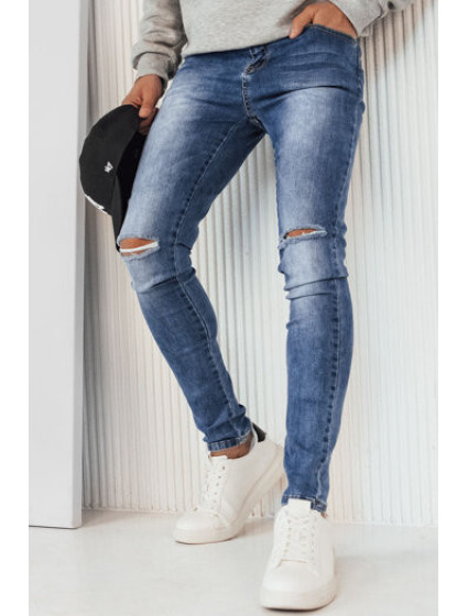 Pánske modré džínsové nohavice Dstreet UX4221