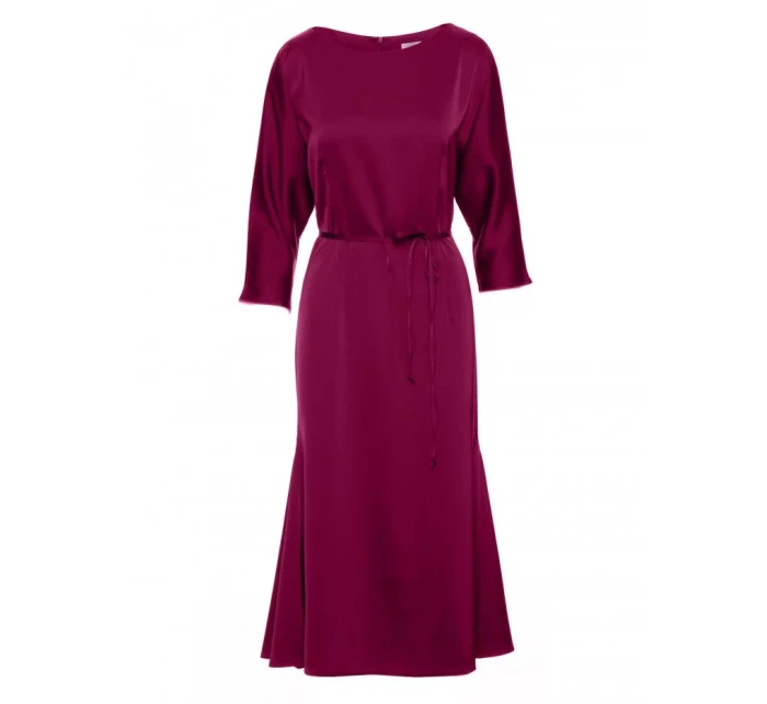 Dámske šaty K177 burgundy - Makover Dámske šaty K177 burgundy - Makover
