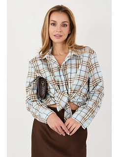 Košeľa s dlhým rukávom, model 231513, Italy Moda
