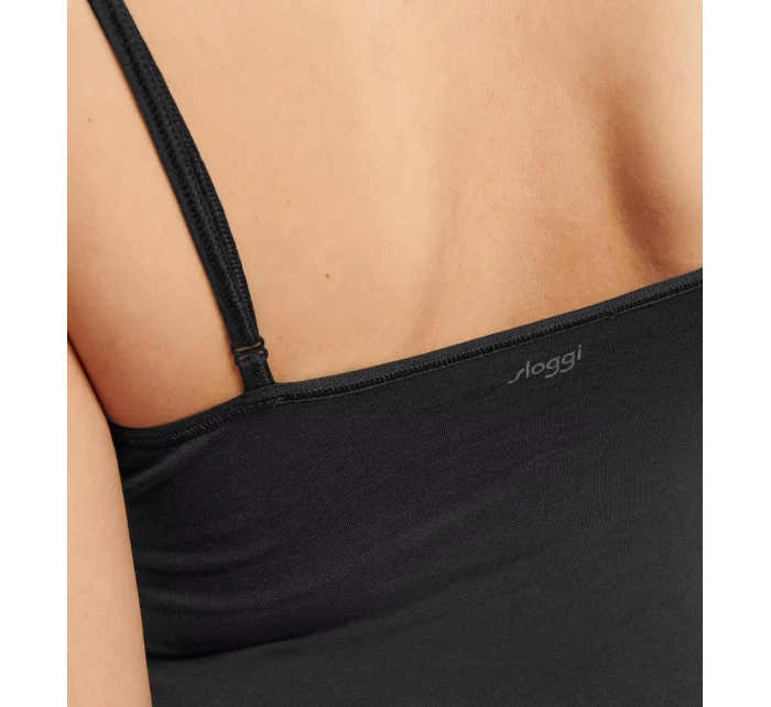 Dámske tričko EVER Ease Spaghetti Shirt - BLACK - black 0004 - SLOGGI Dámske tričko EVER Ease Spaghetti Shirt - BLACK - black 0004 - SLOGGI