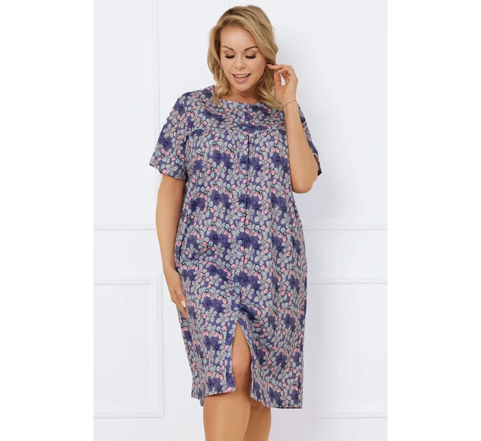 Talianska móda Bonaria cr. r. farba:print/jeans Talianska móda Bonaria cr. r. farba:print/jeans