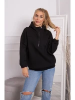 Mikina s kapucňou čierna
