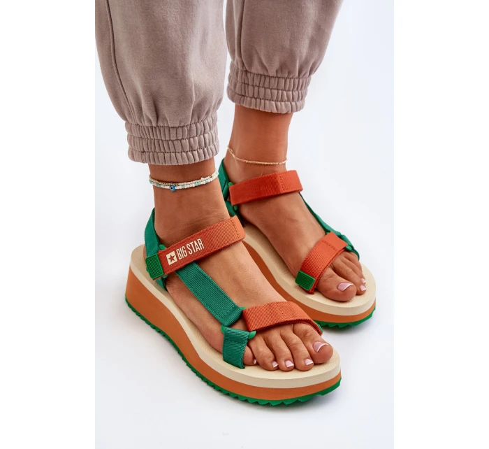 Dámské sandály na platformě a Big Star model 21652819 - Big Star Shoes