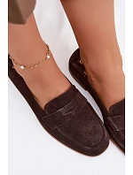 Mokasiny z Přírodního Semiše Vinceza 18122 Čokoládové Mokasiny z Přírodního Semiše Vinceza 18122 Čokoládové