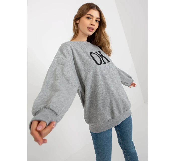 Mikina EM BL ES 21 model 17929355 šedá - FPrice Mikina EM BL ES 21 model 17929355 šedá - FPrice