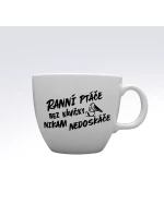 RANNÁ KÁVA BEZ KÁVY - MEGA XXL keramický hrnček 1000 ml