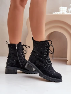 Šnurovací vyšší model 203877 Krok vo veľkom štýle