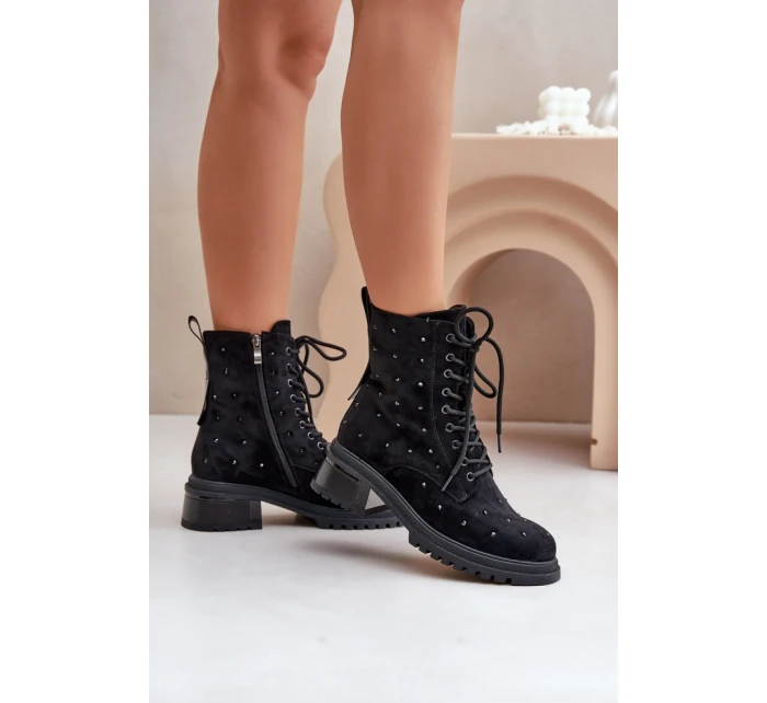 Šnurovací vyšší model 203877 Krok vo veľkom štýle