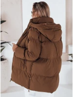 Dámska prešívaná bunda LETLIS camel FashionStreet TY3245
