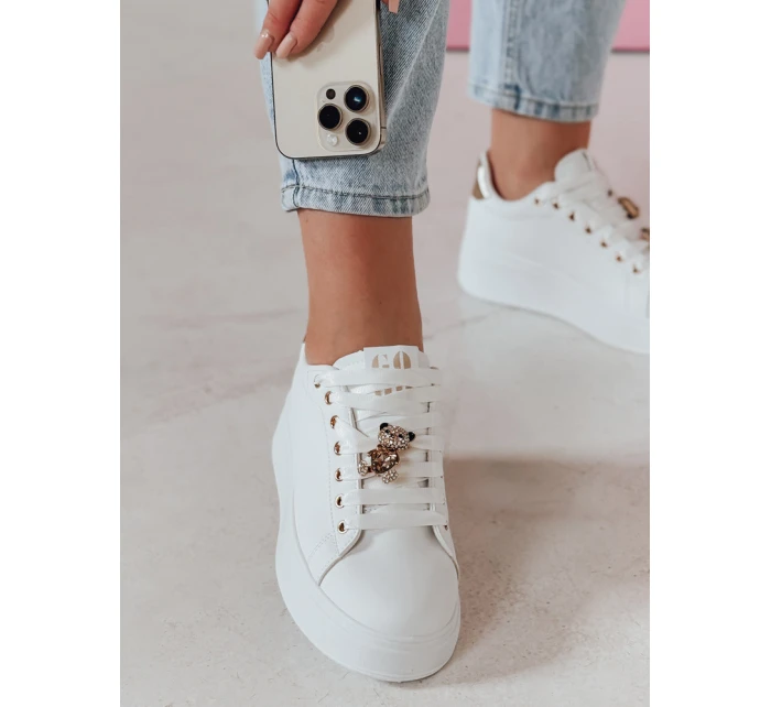 Dámske tenisky na platforme SOLICIA gold FashionStreet ZY0872