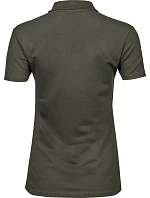 Tee Jays TJ 145 Dámske luxusné ťažké strečové piqué polo 18.0145 tmavozelené