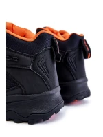 Męskie Buty Trekkingowe Ocieplane Cross Jeans KK1R4018C Czarne