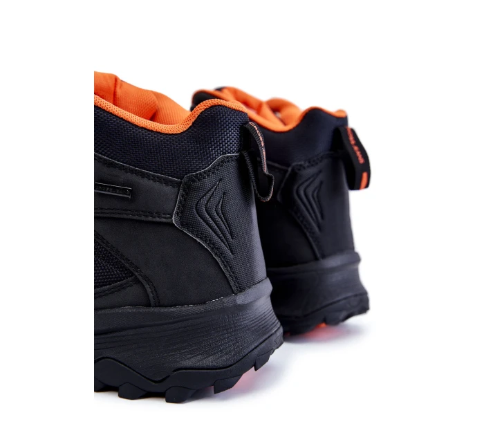 Męskie Buty Trekkingowe Ocieplane Cross Jeans KK1R4018C Czarne