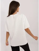 Blúzka LK BZ 509621 3.54 bielo-čierna Blúzka LK BZ 509621 3.54 bielo-čierna