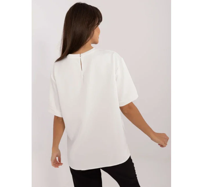 Blúzka LK BZ 509621 3.54 bielo-čierna Blúzka LK BZ 509621 3.54 bielo-čierna