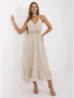 Sukienka MI SK model 21124376 beżowy - FPrice