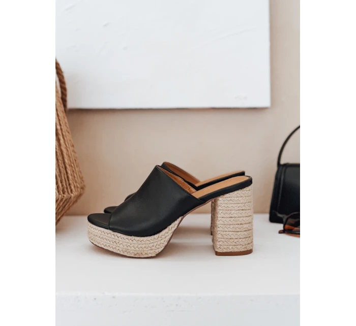 Dámske žabky HOTTRENDY black FashionStreet ZY0989 Dámske žabky HOTTRENDY black FashionStreet ZY0989