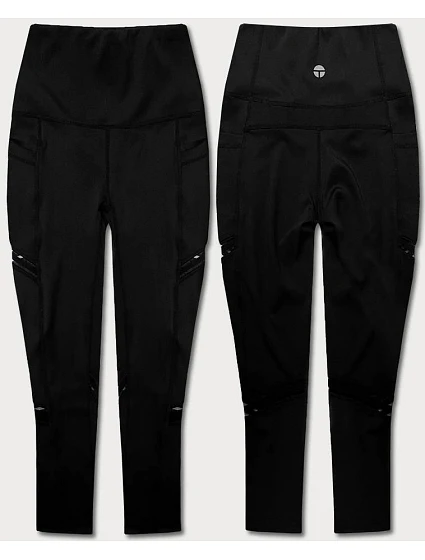 Černé sportovní 3/4 legíny model 18433370 - Therapy