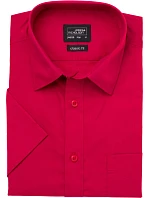 JN 680 Popelínová košile s krátkým rukávem model 22537782 red - Daiber JN 680 Popelínová košile s krátkým rukávem model 22537782 red - Daiber
